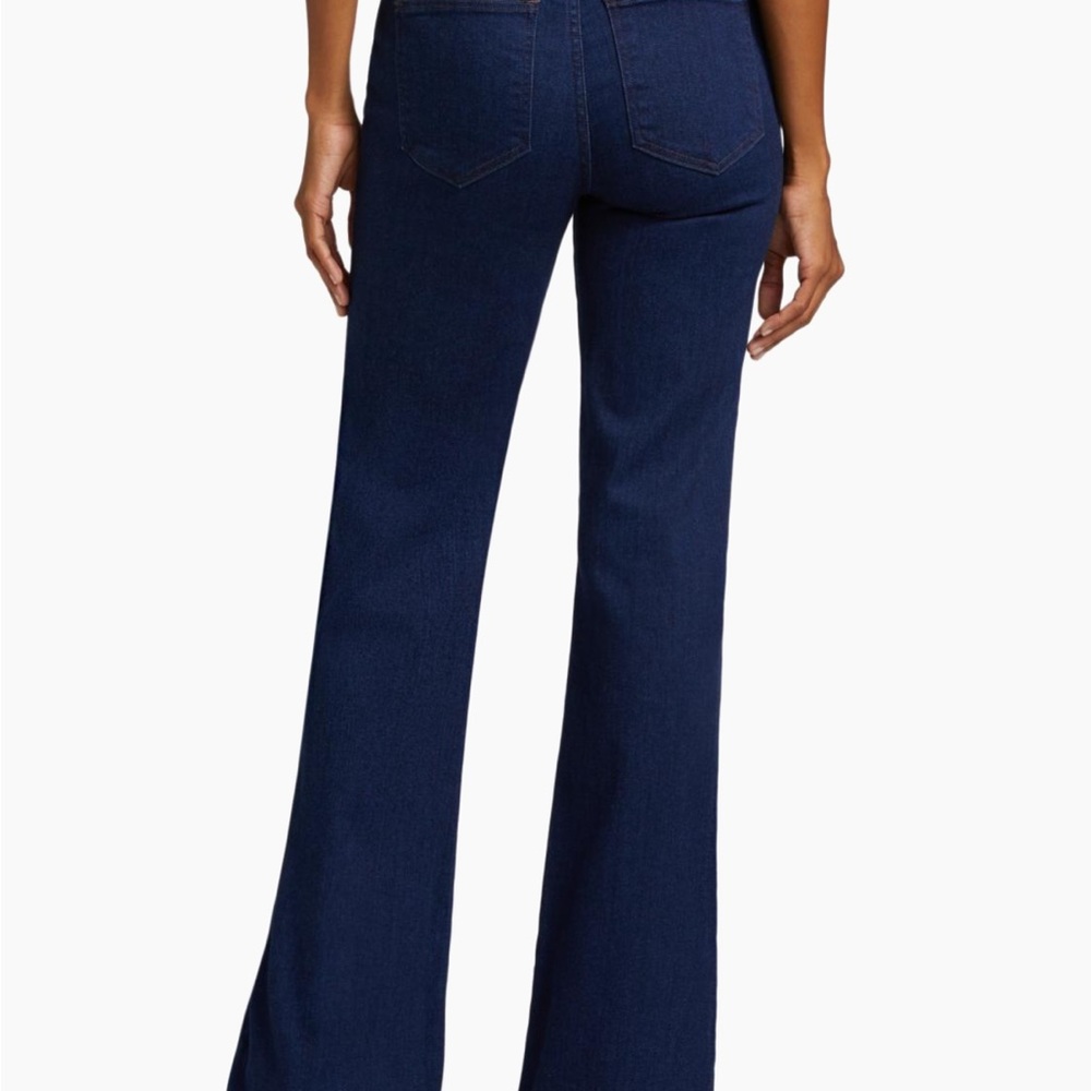 Veronica Beard Crosbie Denim Wide-Leg Jeans Indigo Rinse Size 27 like new - Picture 9 of 13